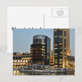 Carte Postale L'architecture de Dubaï la nuit (Devant / Derrière)