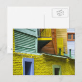 Carte Postale L'architecture de La Boca, El Caminito 2 (Devant / Derrière)