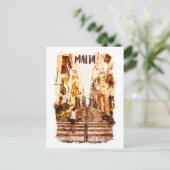 Carte Postale L'architecture insulaire européenne de Malte (Debout devant)