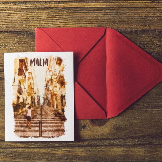 Carte Postale L'architecture insulaire européenne de Malte