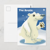 Carte Postale L'Arctique (Devant / Derrière)