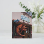 Carte Postale Lard géant, fruits de mer, Fairhope Alabama (Debout devant)