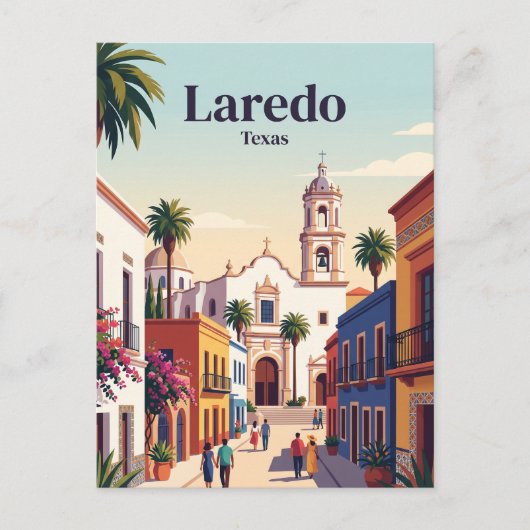 Carte Postale Laredo Texas (Devant)