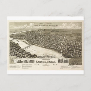 Carte Postale Laredo Texas en 1890