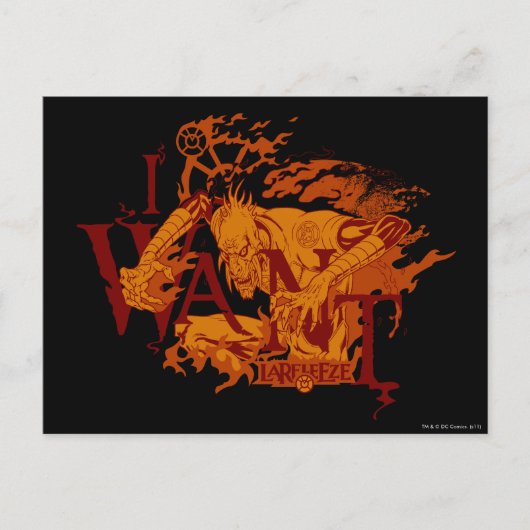 Carte Postale Larfleeze - Agent Orange 12 (Devant)