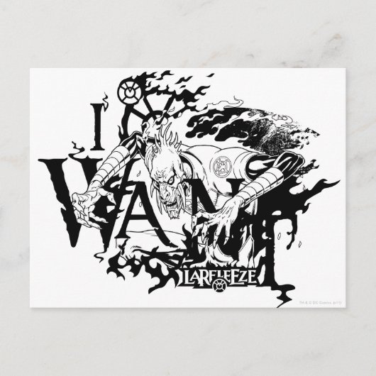 Carte Postale Larfleeze - Agent Orange 13 (Devant)