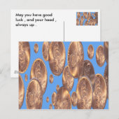 Carte Postale L'argent du ciel (Devant / Derrière)