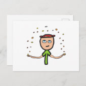 Carte Postale L'argent du ciel (Devant / Derrière)