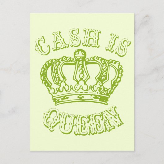 Carte Postale L'argent est reine (Devant)