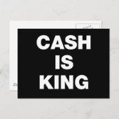 Carte Postale L'argent est roi (Devant / Derrière)
