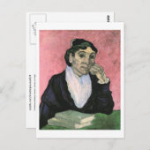 Carte Postale L'Arlésienne (Madame Ginoux), Vincent van Gogh (Devant / Derrière)