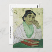 Carte Postale L'Arlésienne (Madame Ginoux), Vincent van Gogh (Devant / Derrière)