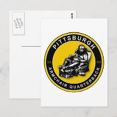 Carte Postale L'ARMCHAIR QB - Pittsburgh (Devant / Derrière)