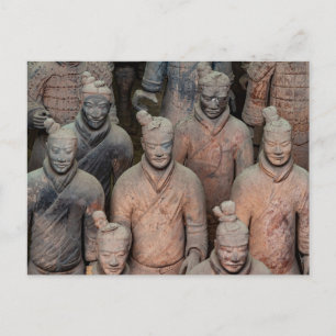Carte Postale L'armée de Terracotta de Xian en Chine