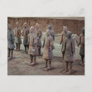 Carte Postale L'armée de Terracotta de Xian en Chine