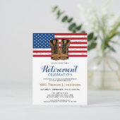 Carte Postale L'Armée du Parti de la retraite militaire lance le (Debout devant)