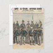 Carte Postale L'armée italienne (Devant / Derrière)