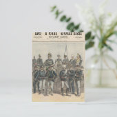 Carte Postale L'armée italienne (Debout devant)
