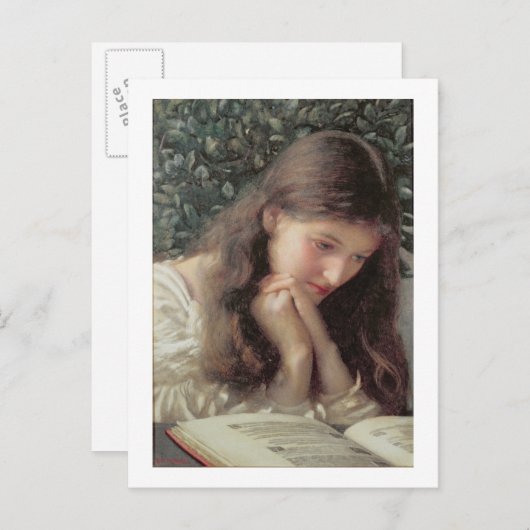 Carte Postale Larmes inactives (avec c/c sur papier) (Devant / Derrière)