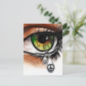 Carte Postale Larmes pour la paix (Debout devant)