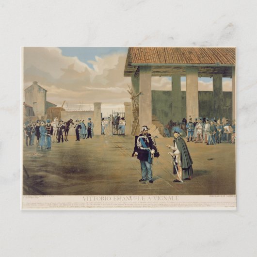 Carte Postale L'armistice de Vignale (Devant)