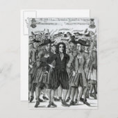Carte Postale L'arrestation du juge Jeffreys 1689 (Devant / Derrière)