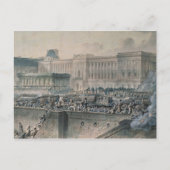 Carte Postale L'arrivée de Louis XVI devant le (Devant)