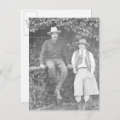 Carte Postale Larry Larom et une pose de femmes (Devant / Derrière)