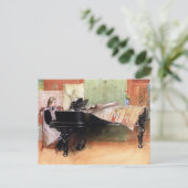 Carte Postale Larsson : Jouer des échelles, (Debout devant)