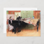 Carte Postale Larsson : Jouer des échelles, (Devant / Derrière)