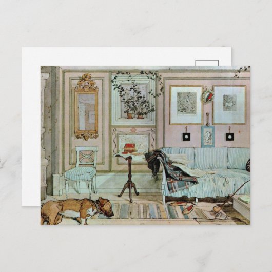 Carte Postale Larsson - Lazy Nook, (Devant / Derrière)