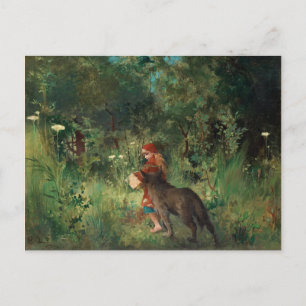 Carte Postale Larsson - Petit chaperon rouge