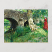 Carte Postale Larsson - Pont à Grez (Devant)