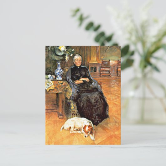 Carte Postale Larsson : Portrait de Gothilda Furstenberg (Debout devant)