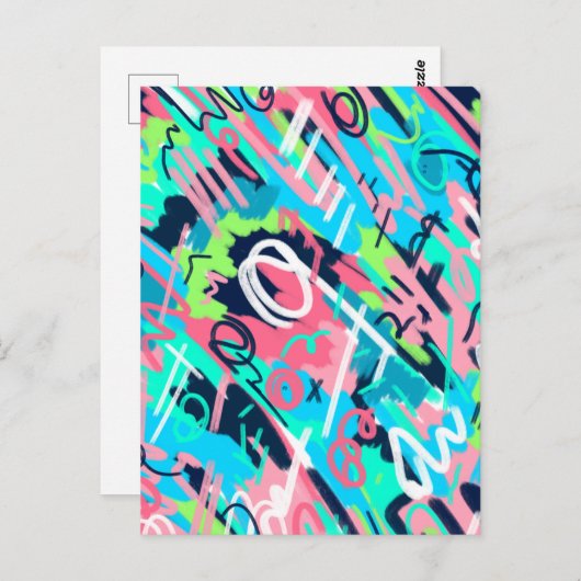 Carte Postale L'art Abstrait (Devant / Derrière)