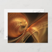 Carte Postale L'art Abstrait fractal du Sahara (Devant / Derrière)