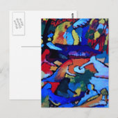 Carte Postale L'art Abstrait Kandinsky (Devant / Derrière)