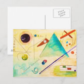 Carte Postale L'art Abstrait Kandinsky (Devant / Derrière)