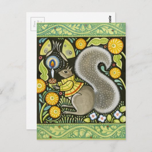 CARTE POSTALE L'ART BOHÉMIEN MOOSHKA (Devant / Derrière)