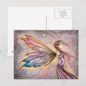 Carte Postale L'art de fantasy de fée errante (Devant / Derrière)