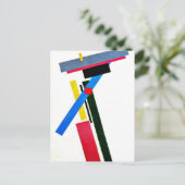 Carte Postale L'art de Kazimir Malevich : Construction du suprém (Debout devant)