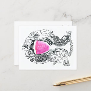 Carte Postale L'art de la coupe d'Elijah