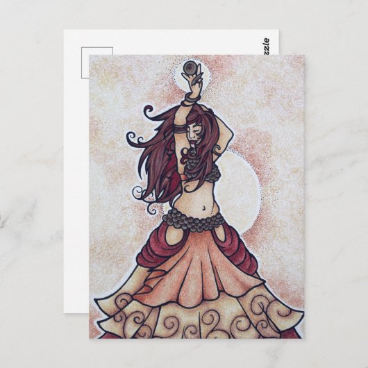 Carte Postale L'art de la danse du ventre (Devant / Derrière)
