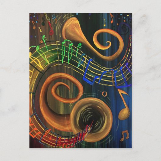 Carte Postale L'ART de la musique (Devant)