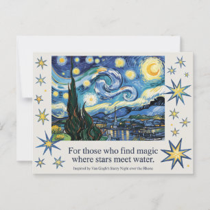 Carte Postale L'art de la nuit étoilée de Van Gogh