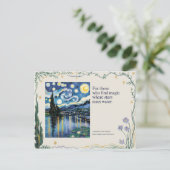 Carte Postale L'art de la nuit étoilée de Van Gogh (Debout devant)