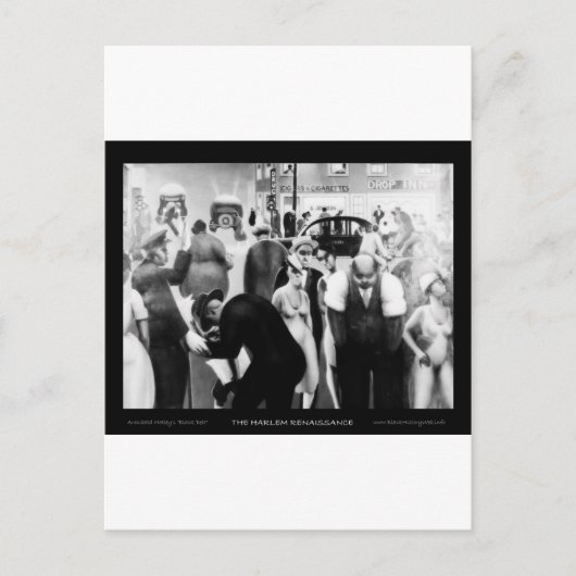 Carte Postale L'art de la Renaissance de Harlem - "Black Belt" (Devant)