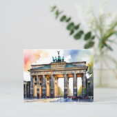 Carte Postale L'art de l'aquarelle à Berlin (Debout devant)