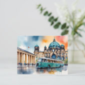 Carte Postale L'art de l'aquarelle à Berlin (Debout devant)