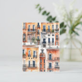 Carte Postale L'art de l'aquarelle à Madrid (Debout devant)